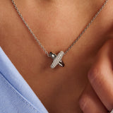 Zirconia Cross Necklace