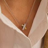 Zirconia Cross Necklace
