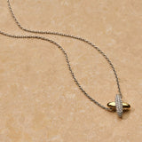 Zirconia Cross Necklace