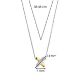 Zirconia Cross Necklace