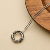 Structure Circle Necklace