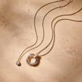 Zirconia Circle Necklace