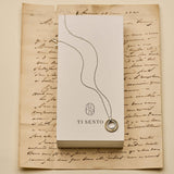 Zirconia Circle Necklace