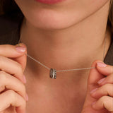 Triple Circle Structure Necklace