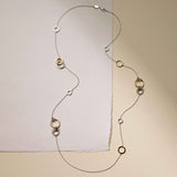Circle Connected Charm Necklace