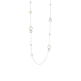 Circle Connected Charm Necklace