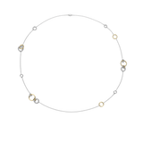 Circle Connected Charm Necklace