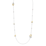 Cross Connected Charm Necklace