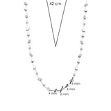 Leaf Zirconia Necklace