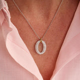 Classic Soft Oval Zirconia Necklace