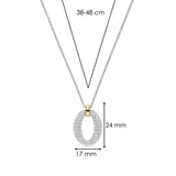 Classic Soft Oval Zirconia Necklace