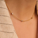 Pearl Charm Necklace