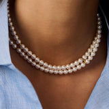 Classic Double Pearl Necklace