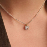 Classic Square Zirconia Necklace