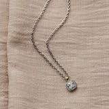 Classic Square Zirconia Necklace