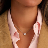 Classic Square Zirconia Necklace