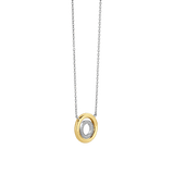 Zirconia Circle Necklace