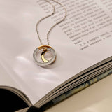 Connected Zirconia Necklace