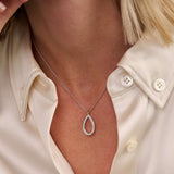 Classic Soft Oval Zirconia Necklace