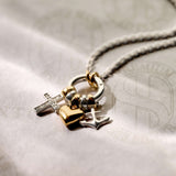 Love Faith Hope Charm Necklace