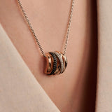 Honeycomb Crossover Necklace