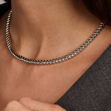Vintage Ribbed Necklace