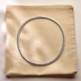 Vintage Ribbed Necklace