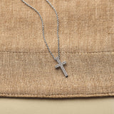 Zirconia Cross Necklace