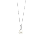Icon Pearl Necklace Silver
