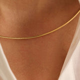 Round Gold Vermeil Necklace