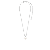 Round Zirconia Pearl Necklace