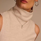 Zirconia Pearl Necklace