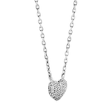 Zirconia Heart Necklace