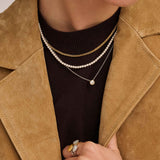 Minimalist Pearl Necklace