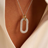 Signature Open Zirconia Necklace