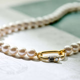 Pearl Necklace with chain
