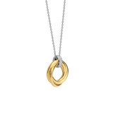 Twisted Circle Gold Vermeil Necklace
