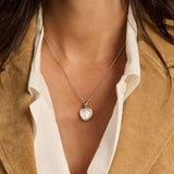 Pearl Heart Necklace with pendant
