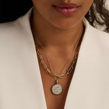 Zodiac Necklace with pendant - Aquarius