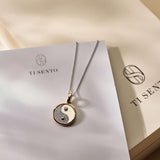 Yin Yang Necklace with pendant