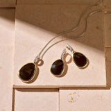 Necklace with Luxury stone pendant