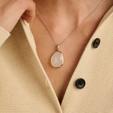 Necklace with Luxury stone pendant
