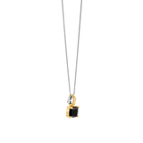 Necklace with Black Square pendant