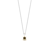 Necklace with Khaki Square pendant