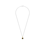 Necklace with Khaki Square pendant