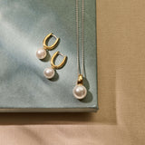 Necklace with Pearl pendant 10mm