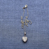 Zirconia Heart Necklace with pendant