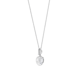 Zirconia Heart Necklace with pendant