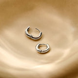 Classic Small Hoops Silver 14mm