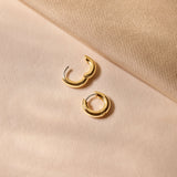 Classic Small Hoops Gold 14mm